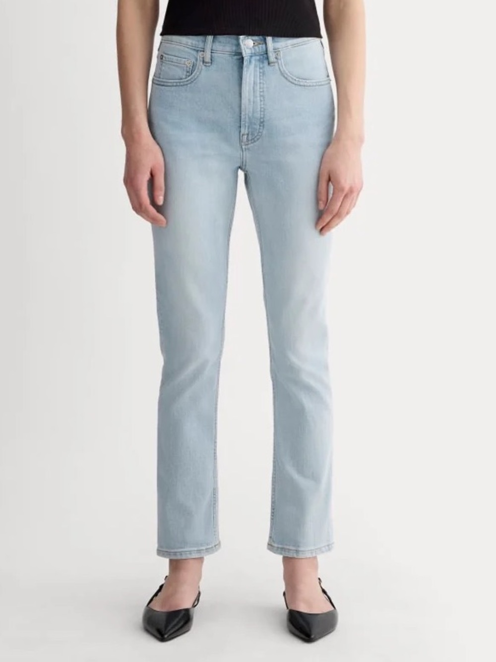 NWT new Everlane Original Cheeky high waisted jeans size 27 regular 28.5 inseam